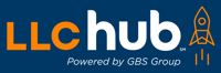 LLC Hub Logo with Blue Background